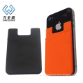 eco -friendly custom design silicone card holder for mobile phone with 3m sticker